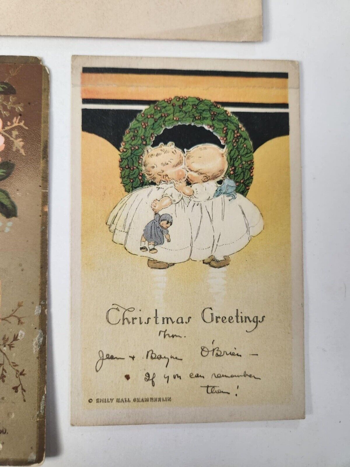 Antique Christmas Greetings Post Cards Various Cards Lot Early 1900's Era