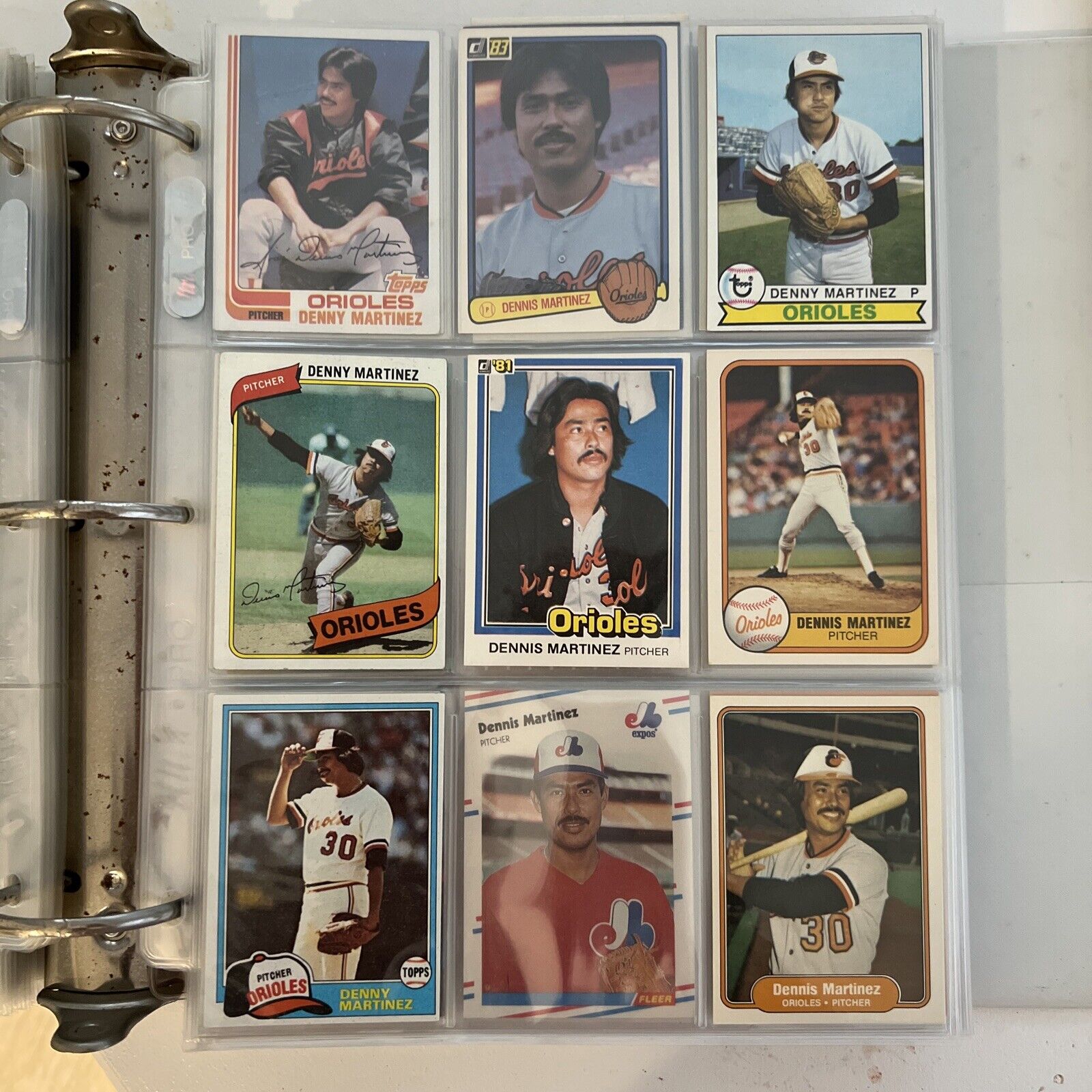 BINDER FULL OF 1900s Baseball Cards