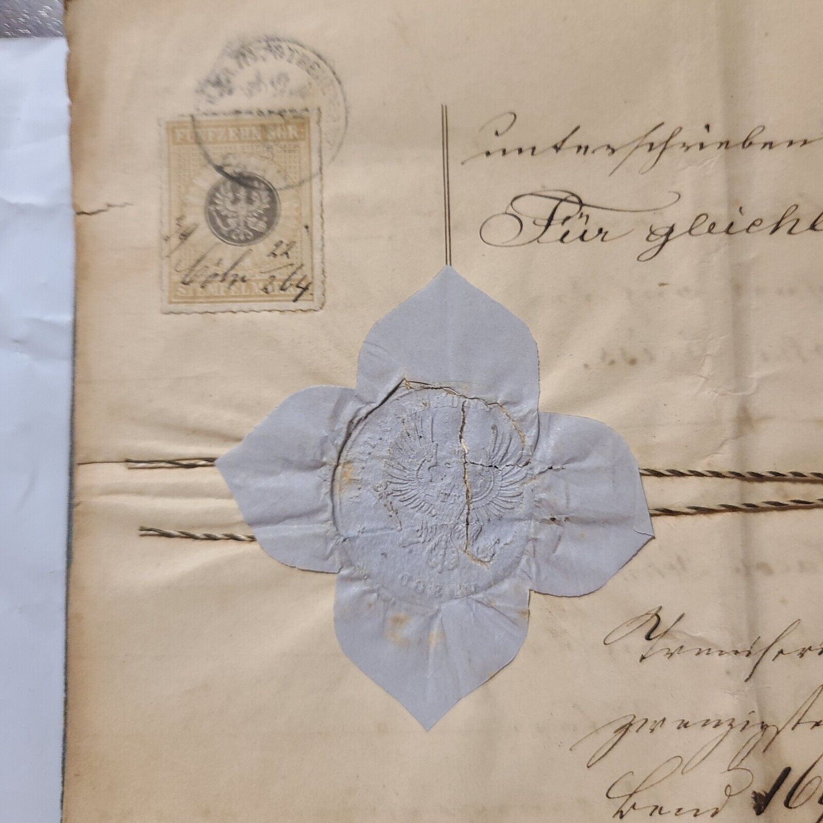 Wilhelm King Of Prussia Document Rare Ephemera 1700's - 1800's See Desciption