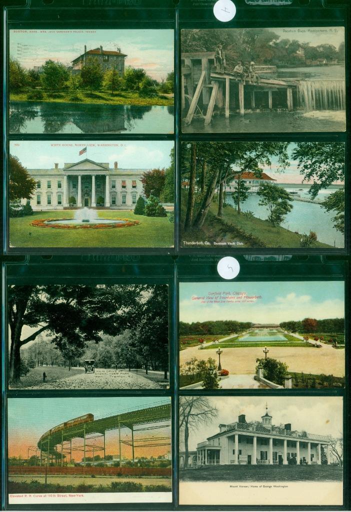 003, Collection of 195 pcs Postcards, Richman Family, NJ, 1900s-1920s, FREE S&H