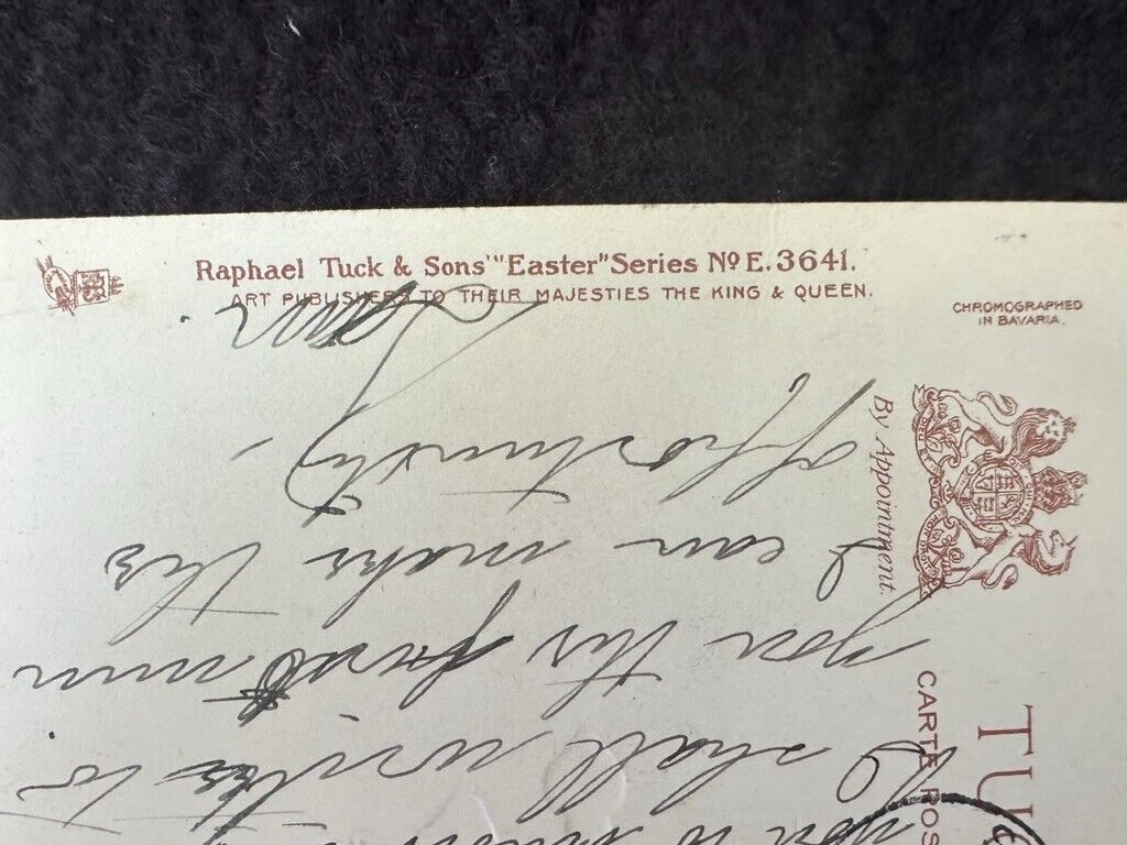 VTG Good Cond Victorian Easter Cards Early 1900s Germany/USA, Tuck & Sons/HH Co.
