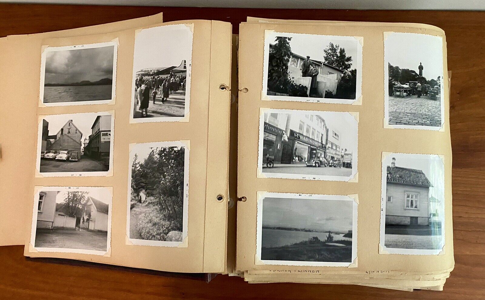 Vintage Scrapbook Early 1900’s - 1950’s Europe Post Cards Photographs & More