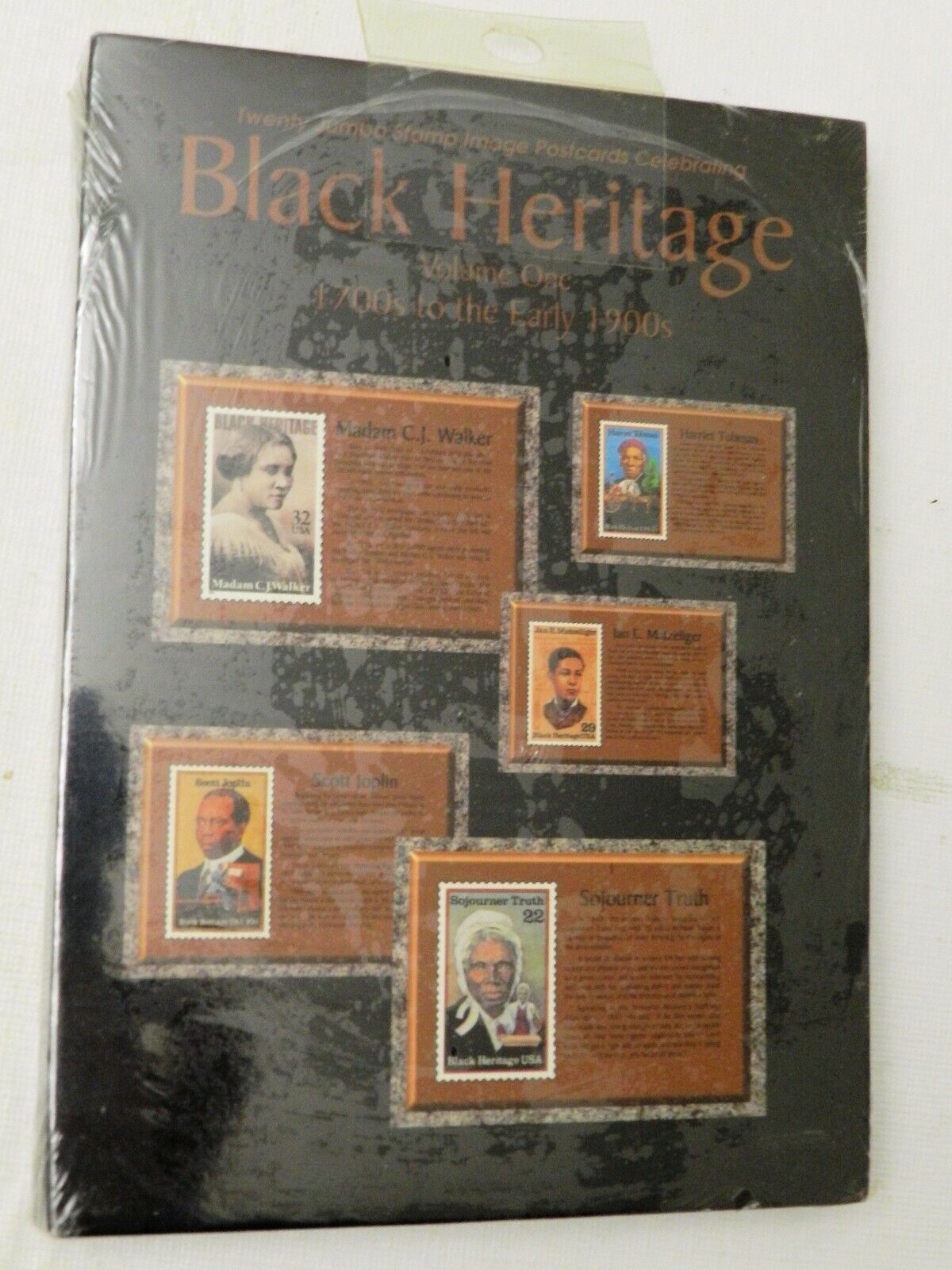 BLACK HERITAGE 19 Jumbo POST CARDS VOLUME ONE 1700s to Early 1900s, SEALED!!