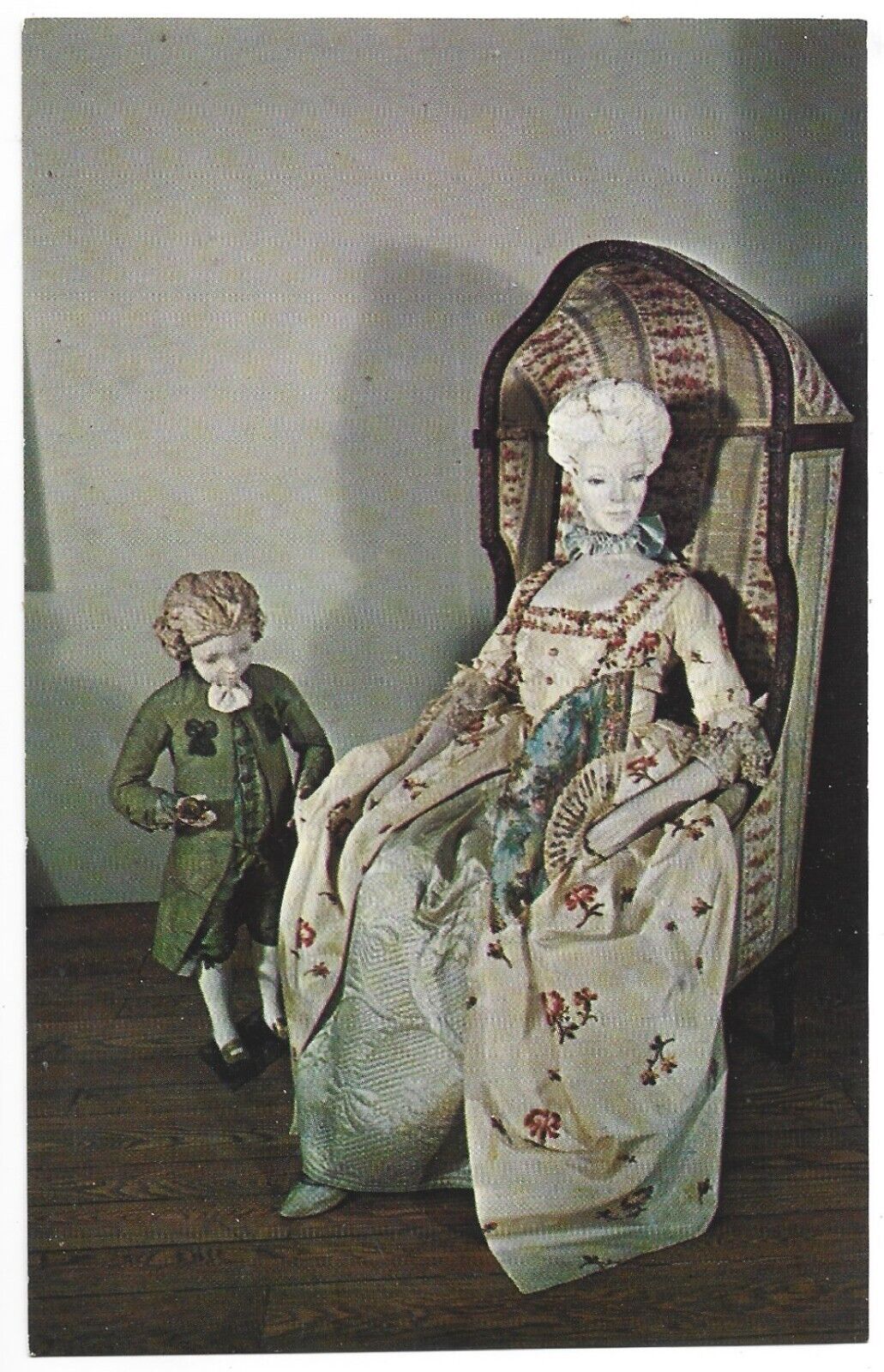 Dress Of The 1700s Fashion Wing Philadelphia Museum Of Art PA Vtg Postcard