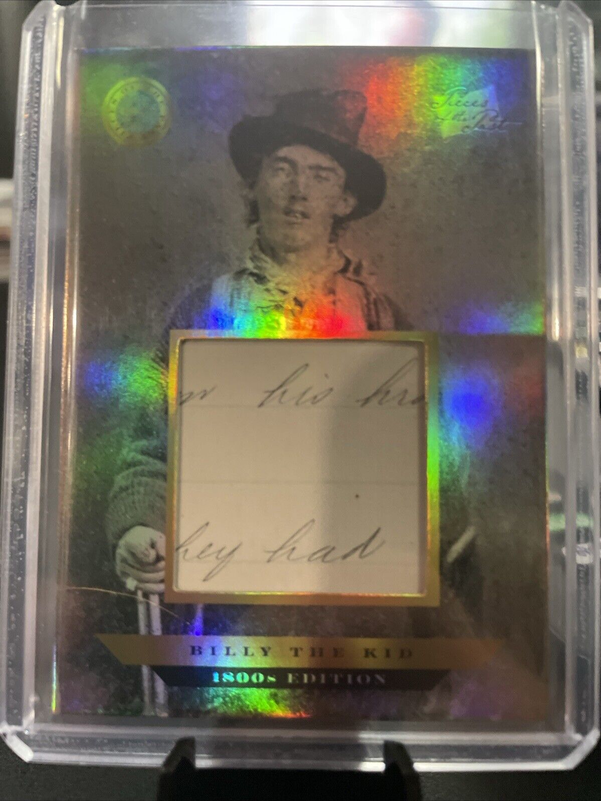 2024 Pieces Of The Past 1800s Edition BILLY THE KID Authentic Written Relic