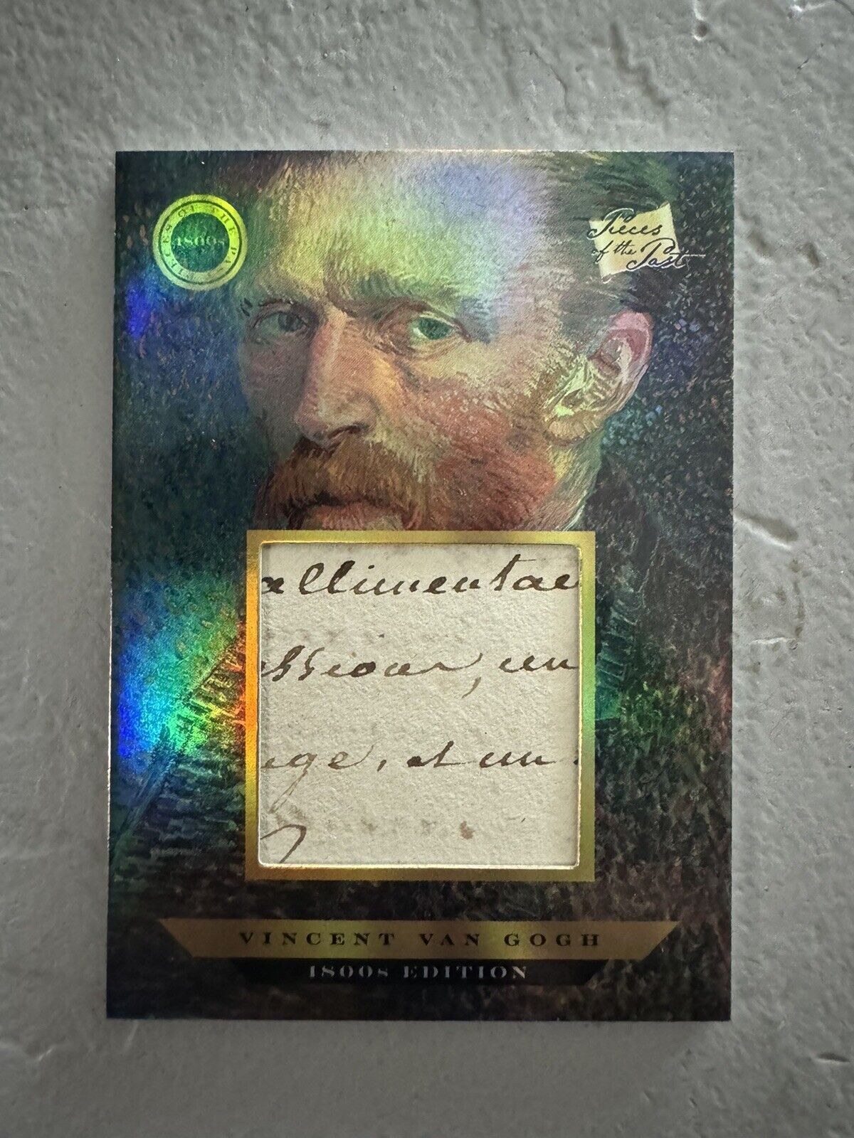 2024 Pieces Of The Past 1800s Vincent Van Gogh Relic