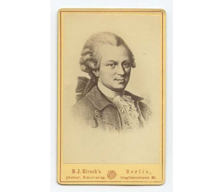 1700S GOTTHOLD EPHRAIM LESSING, GERMAN WRITER, PHILOSOPHER DRAMATIST CDV