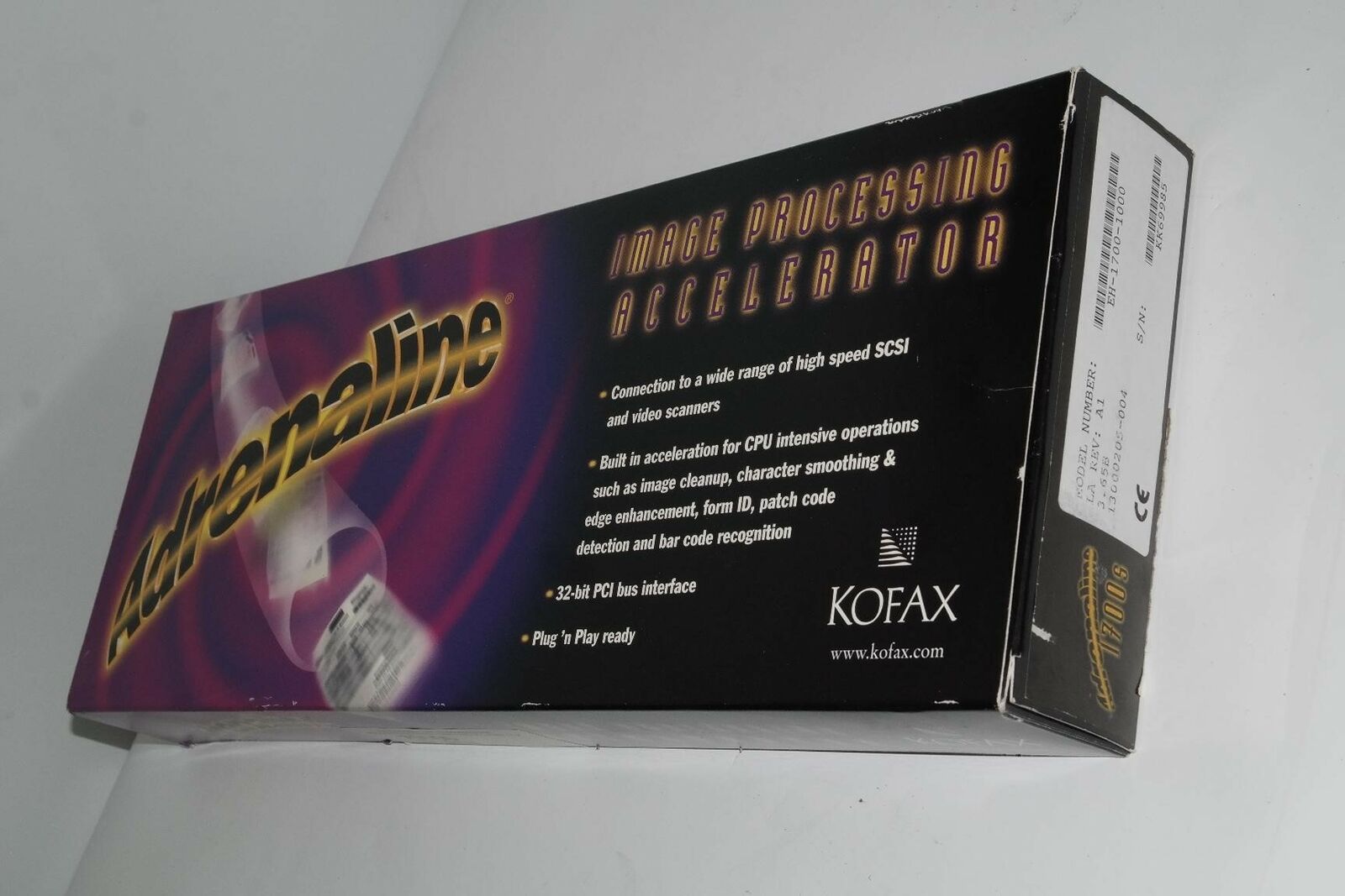 KOFAX ADRENALINE 1700S SCSI IMAGE PROCESSING ACCELERATOR M1-001-002-B 987771H