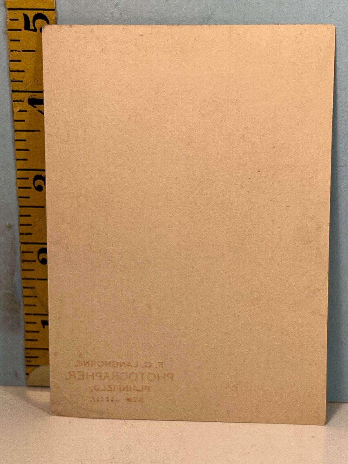 1800's F. C. Langhorne Photographer Trade Card