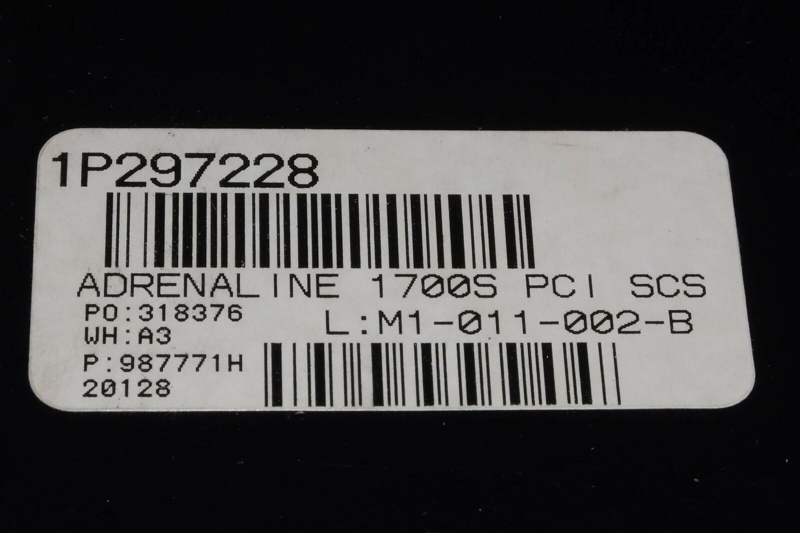 KOFAX ADRENALINE 1700S SCSI IMAGE PROCESSING ACCELERATOR M1-001-002-B 987771H