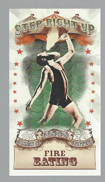  Fire Eating 2011 Topps Allen and Ginter Mini Step Right Up Card# SRU-3