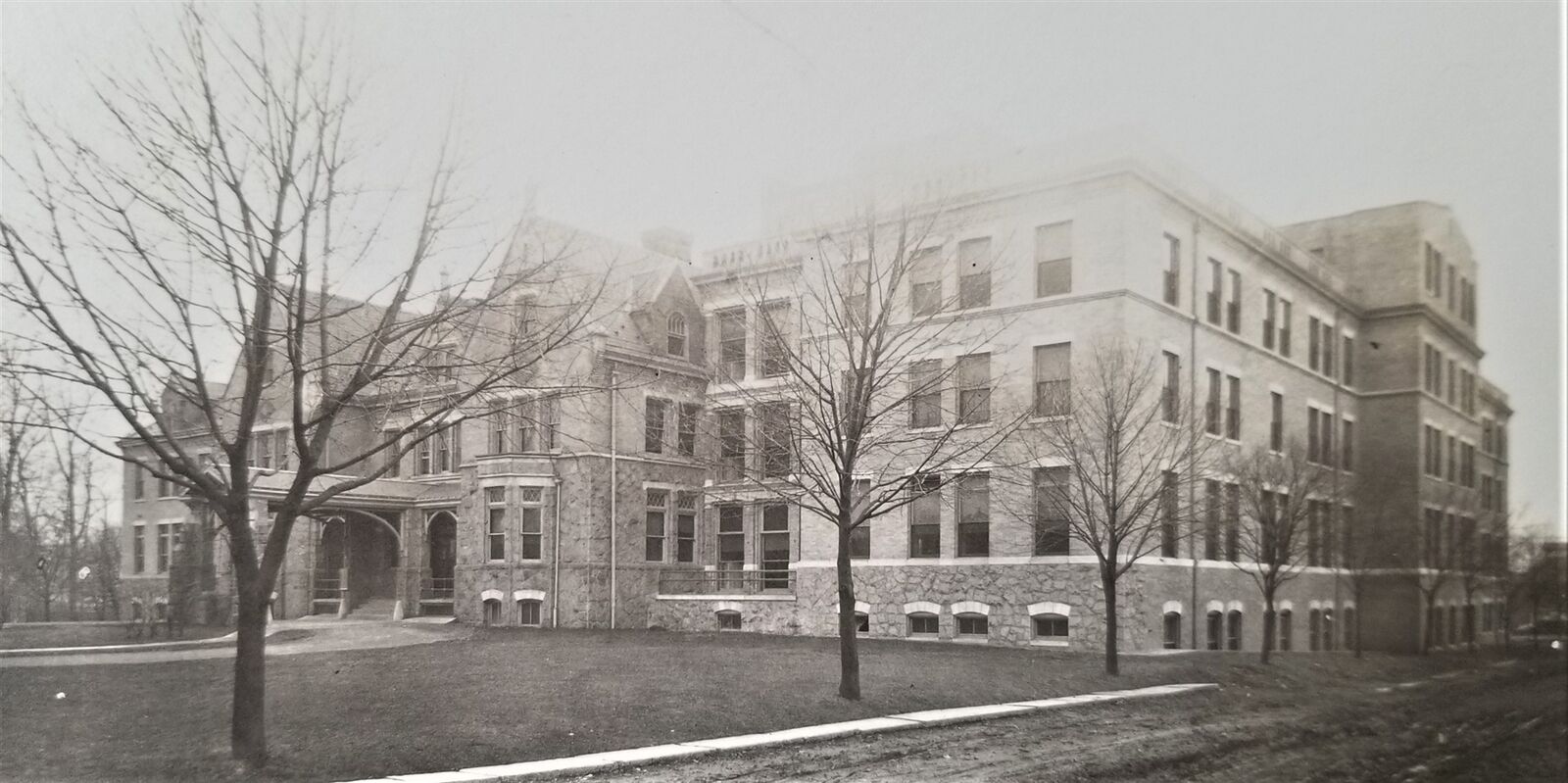 antique ALLENTOWN HOSPITAL PHOTOGRAPH pa albumen early 1900s lehigh co