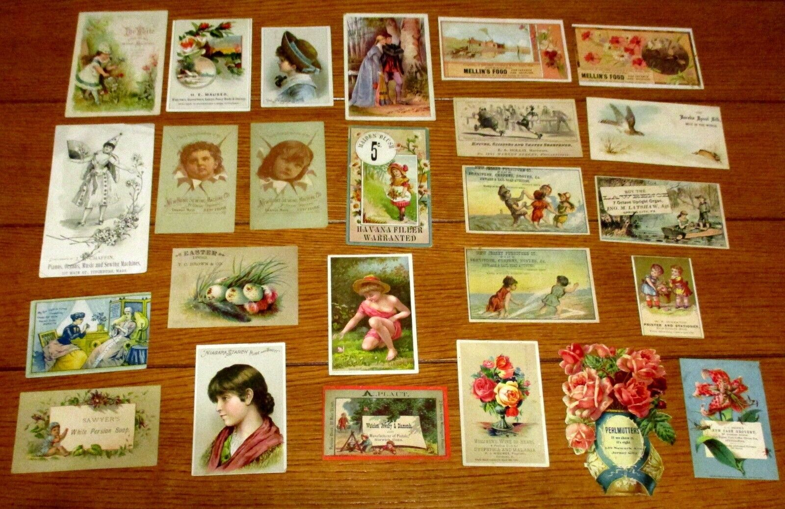 Vintage Advertising Trading Card Lot (25 dif.) Circa 1800's & Early 1900's #13