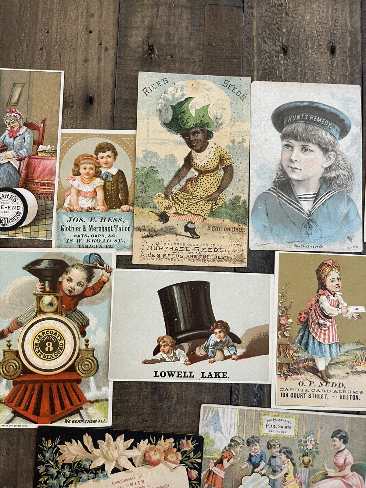 Vintage Advertising Trading Card Lot Of 25 Circa 1800's
