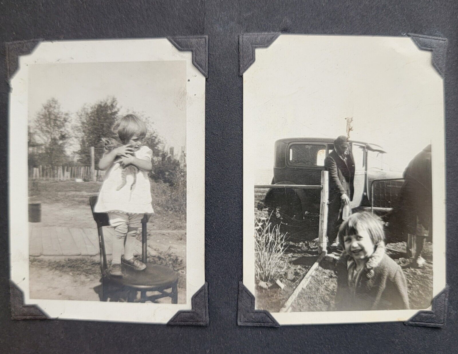 Early 1900s Children / Family Album Rural American Living 50 + Miniature Photos