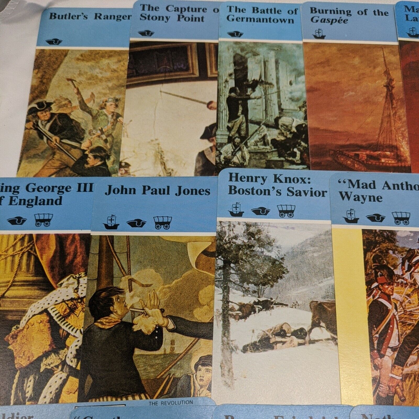 Lot Of (40) The Revolution Panarizon Cards War History Travel 1700s