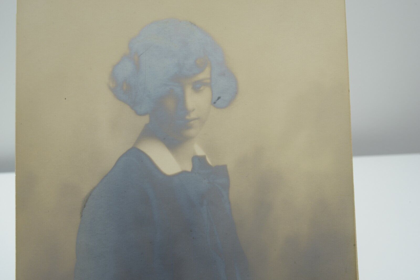 1900s Vintage Young Woman Portrait Photograph 6" x 9"