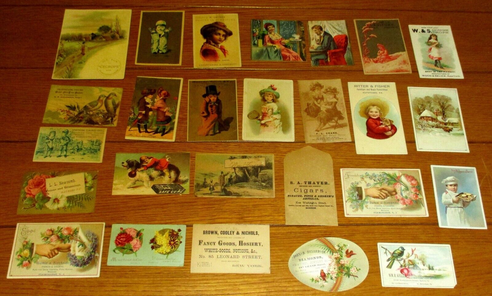 Vintage Advertising Trading Card Lot (26 dif.) Circa 1800's & Early 1900's #10