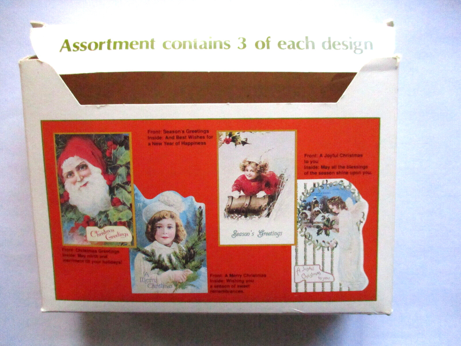 Lot of 28 Current Victorian Christmas Cards and 36 Stickers Vintage 1989 11099-9