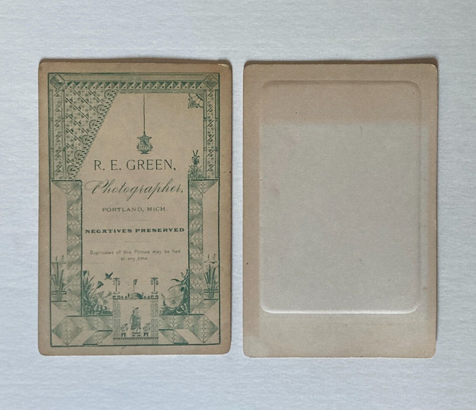 1800’s Cabinet Photos - Young woman and Widow