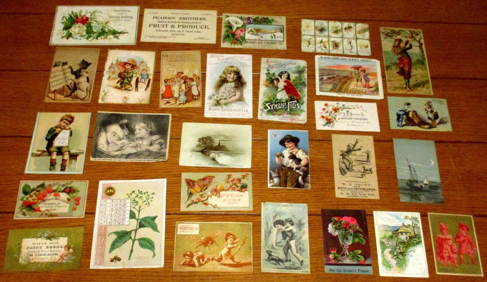 Vintage Advertising Trading Card Lot (28 dif.) Circa 1800's & Early 1900's #12
