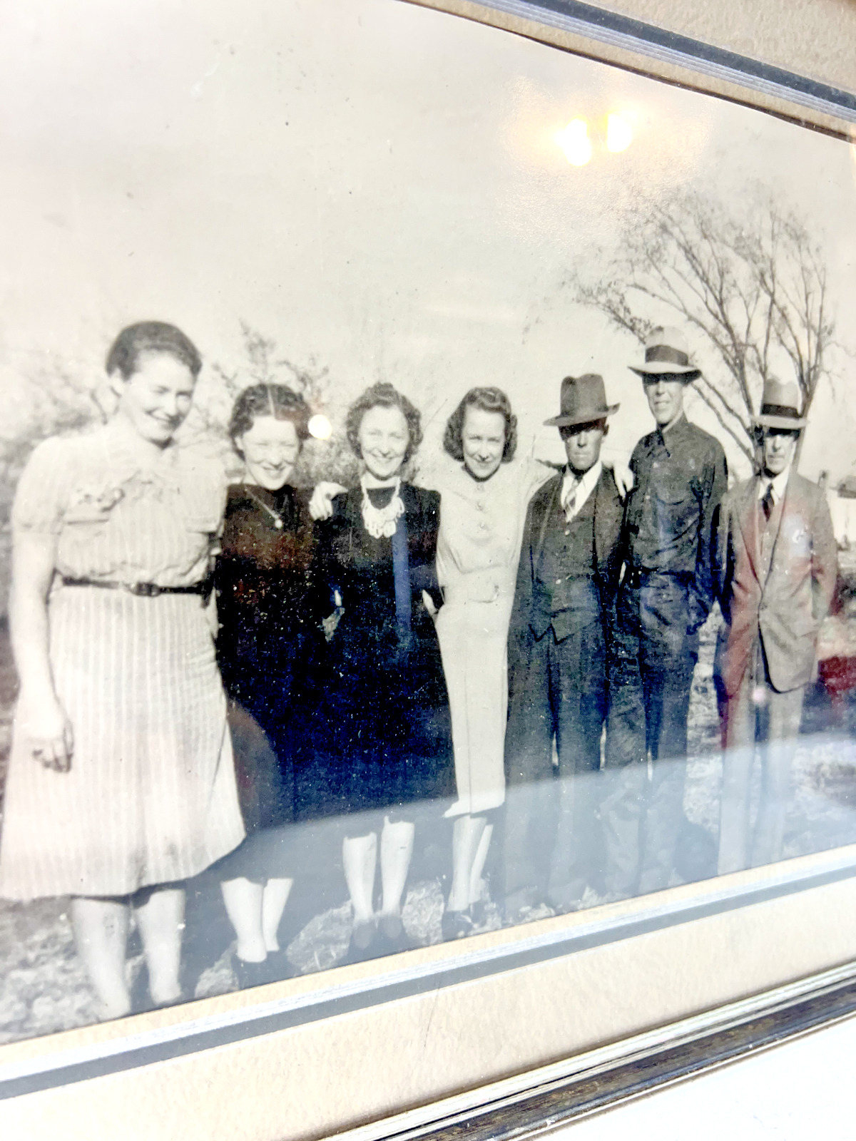 Antique Early 1900s Framed Photograph - 11" x 13"