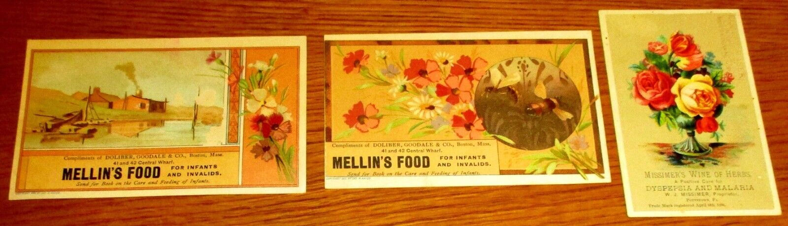 Vintage Advertising Trading Card Lot (25 dif.)  Circa 1800's & Early 1900's  #13
