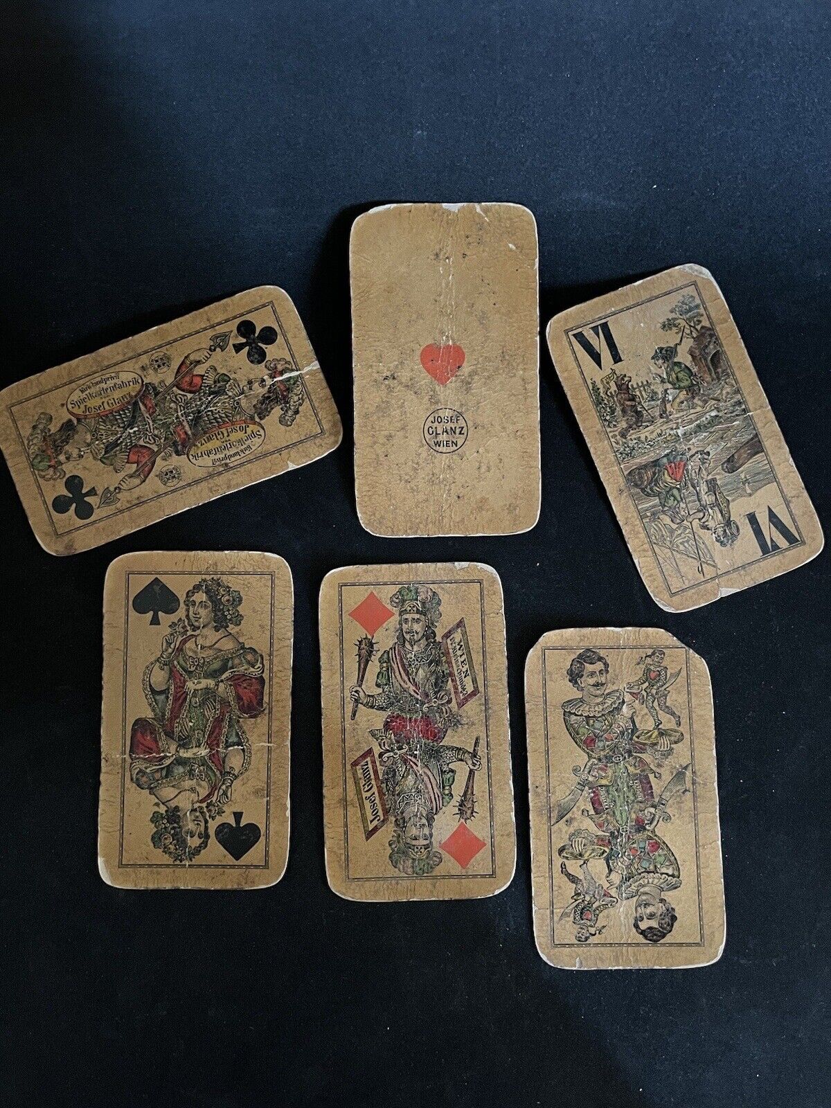 Antique Tarot Card Deck 19th C. - Tarot Cards Late 1800's