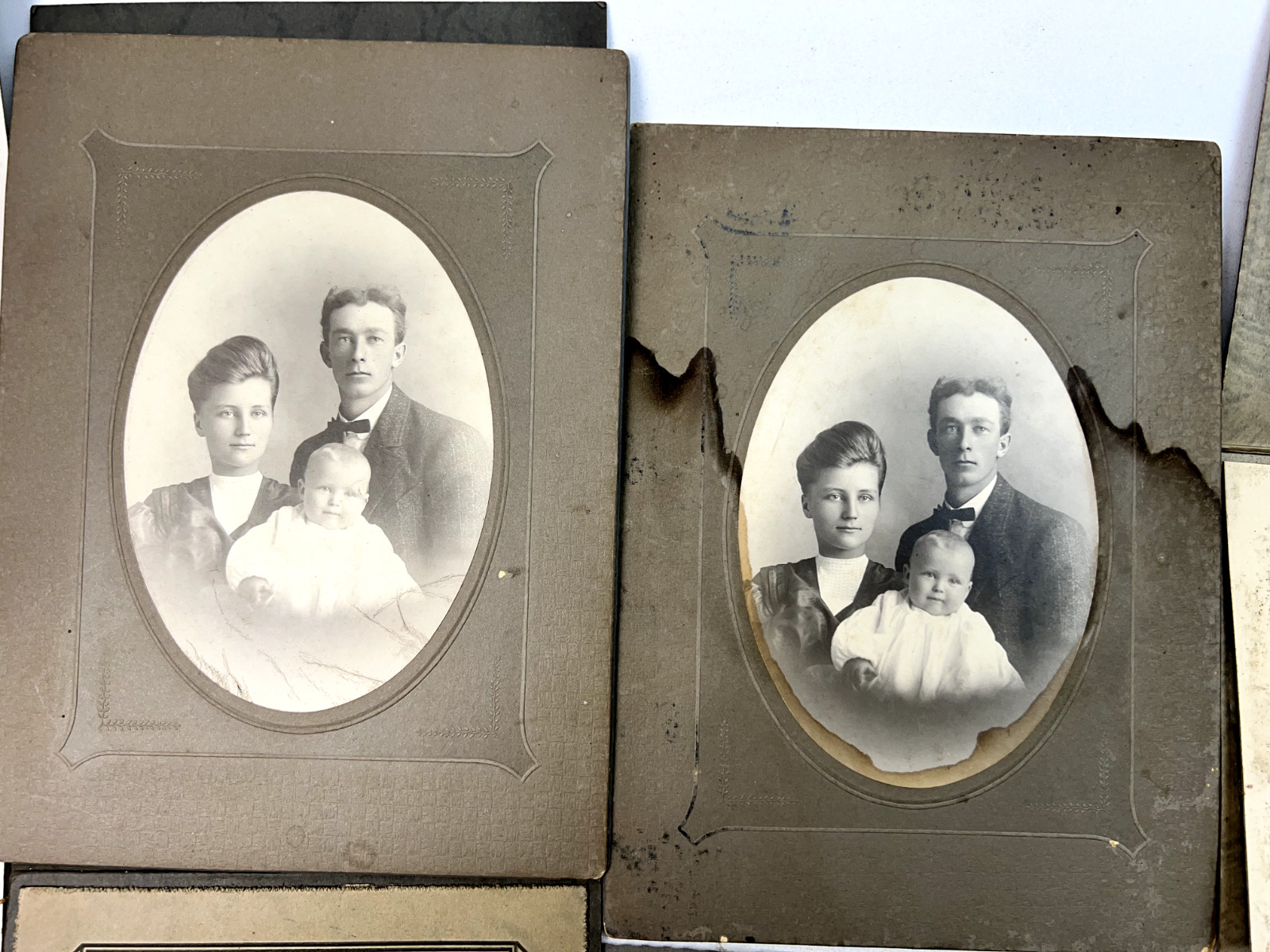 Antique Late 1800s to Early 1900s Cabinet Card Photos - Lot of 12
