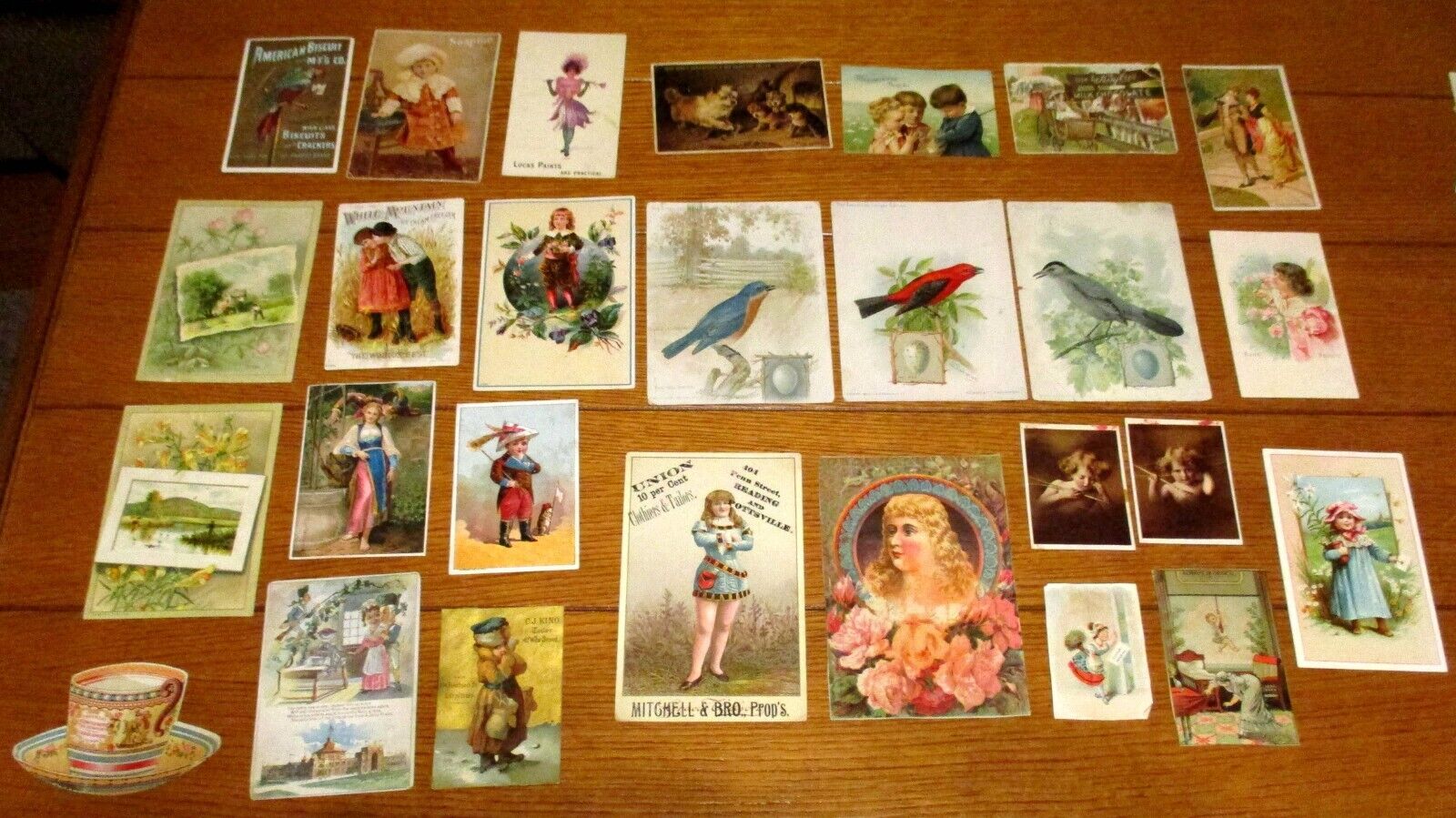 Vintage Advertising Trading Card Lot (27 diff.) Circa 1800's & early 1900's #6