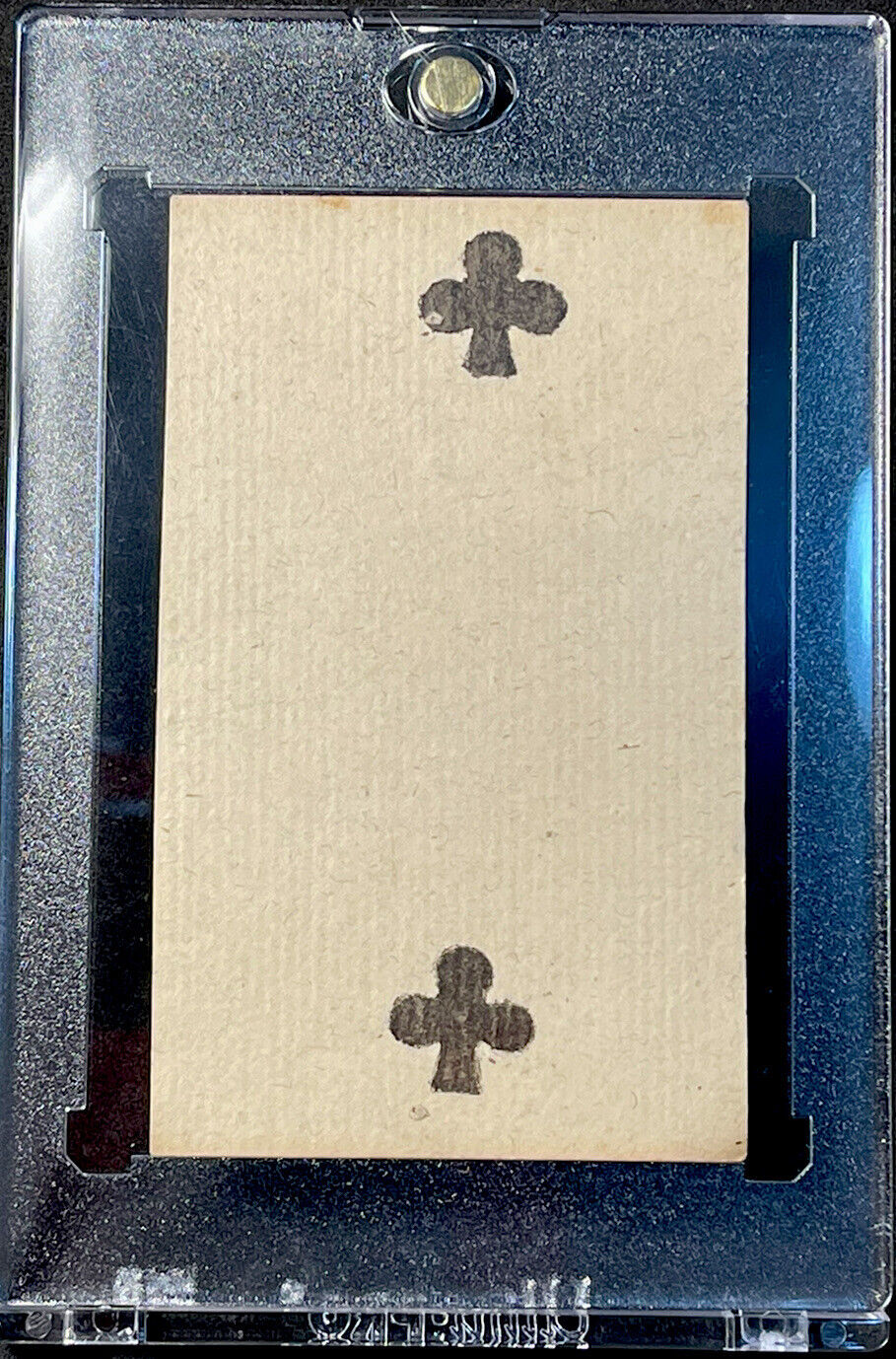1700’s Teachers Informative Stencil Painted Antique Playing Card Historic Single