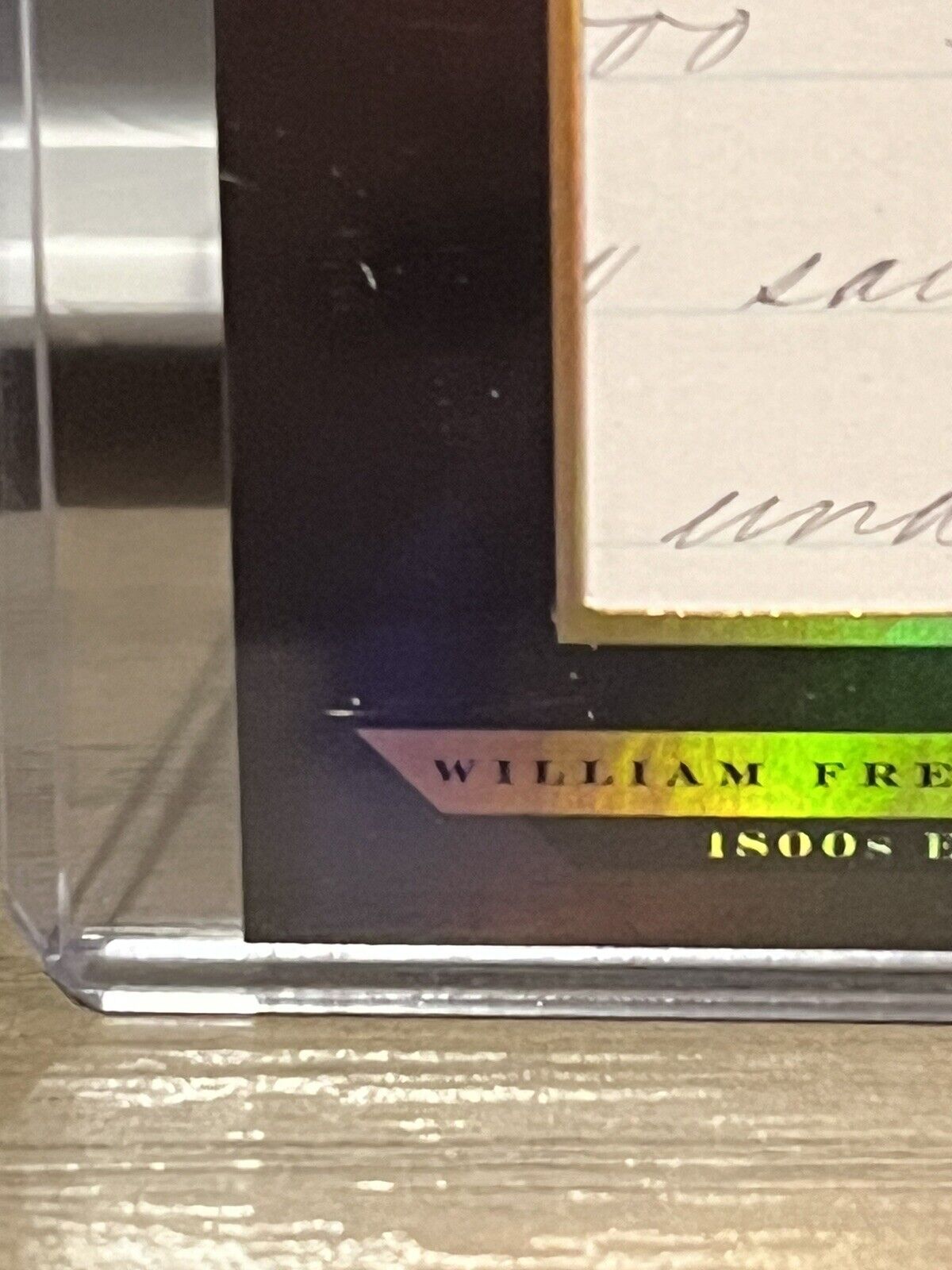 2024 Pieces of the Past 1800s Edition WILLIAM FREDERICK CODY Authentic Relic A