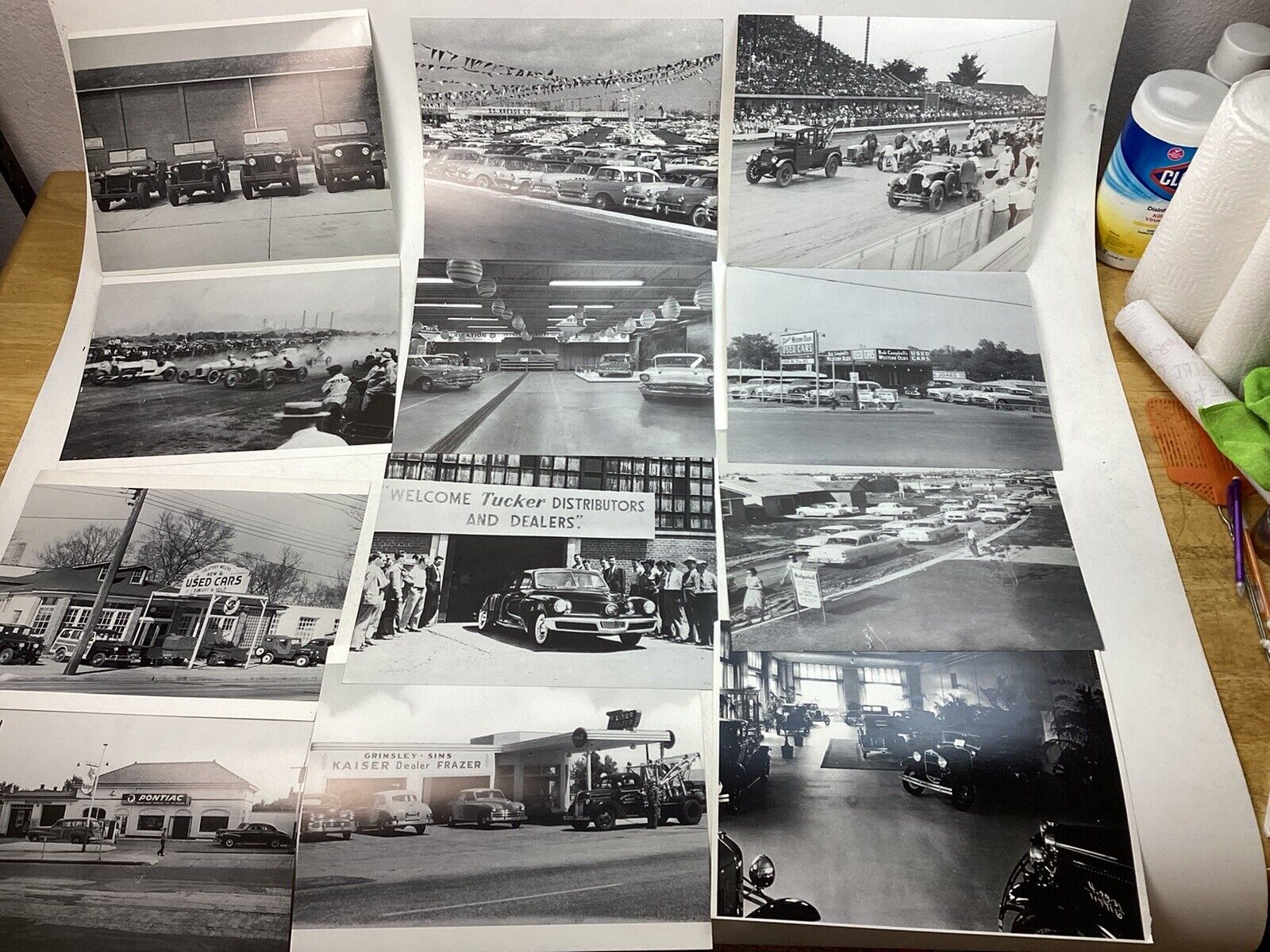 Vintage Early To Mid-1900s Reprint Photographs - Lot Of 12