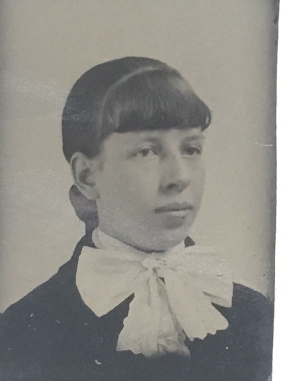 1800s Beautiful African American Woman Tintype Photograph Young  Woman