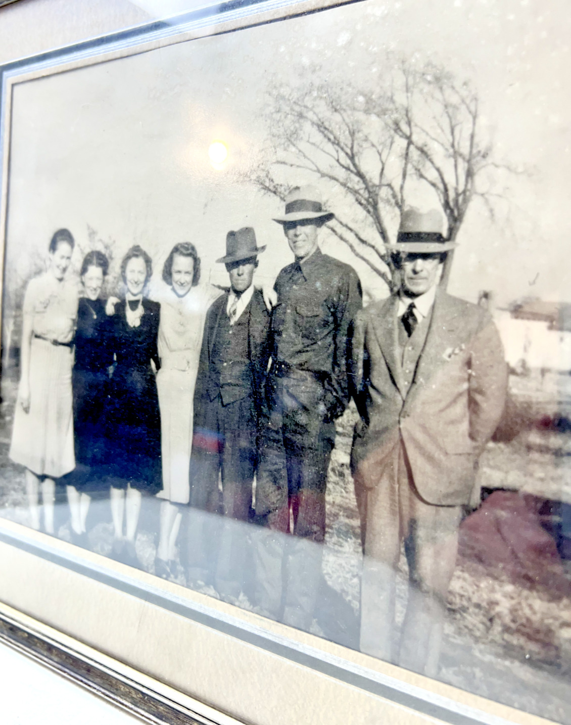 Antique Early 1900s Framed Photograph - 11" x 13"
