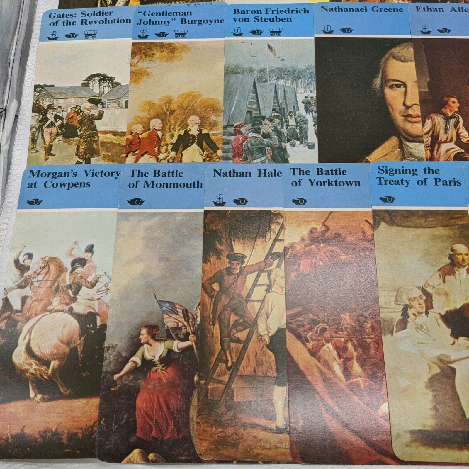 Lot Of (40) The Revolution Panarizon Cards War History Travel 1700s