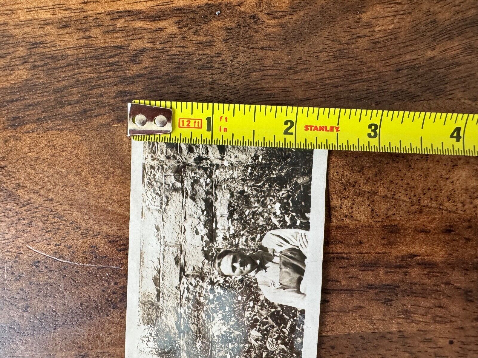 Vintage Photo of a Man in Overalls