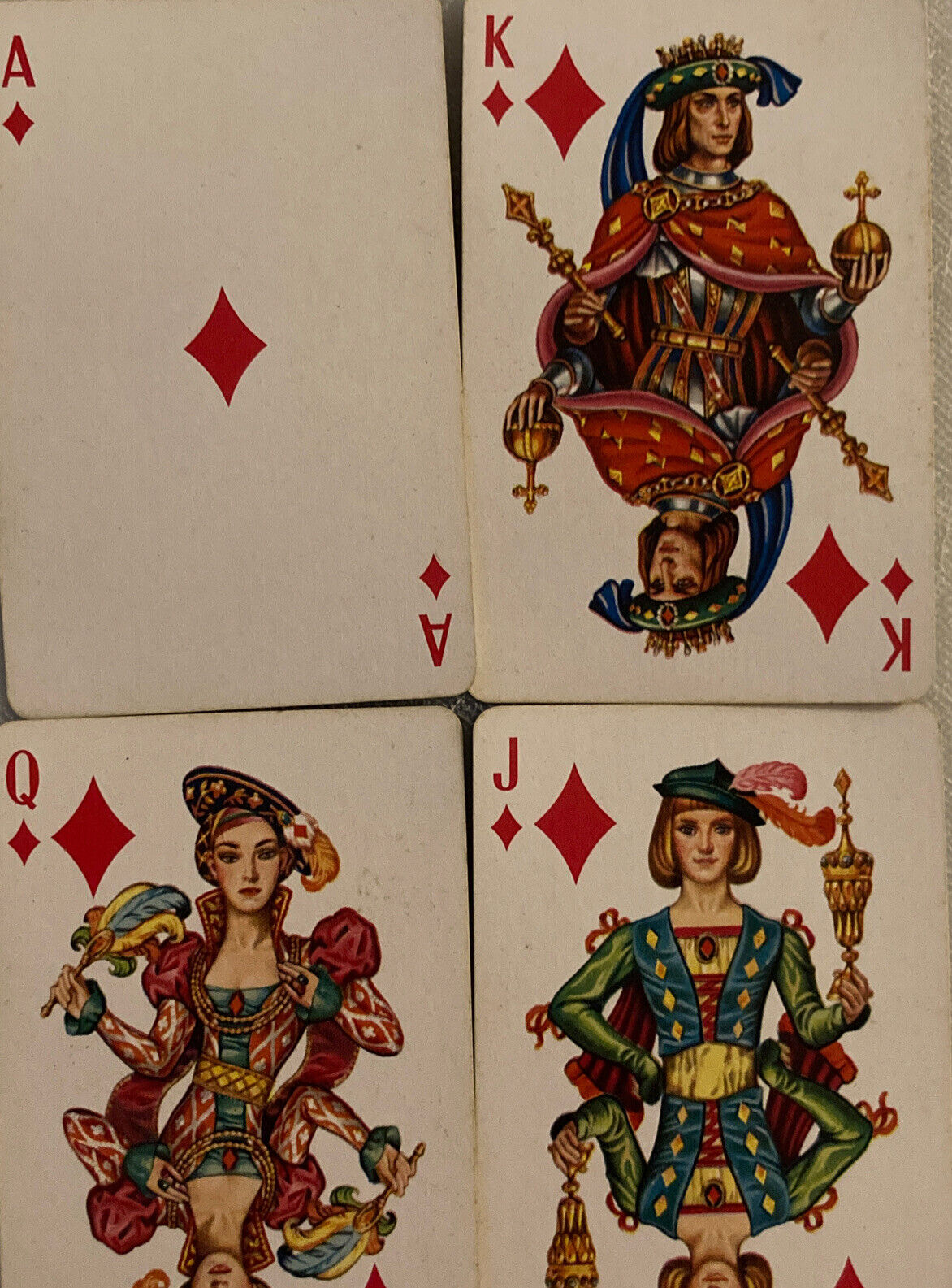 Fournier Europe Bridge Playing Cards~ Double Deck Vintage made in spain 1962