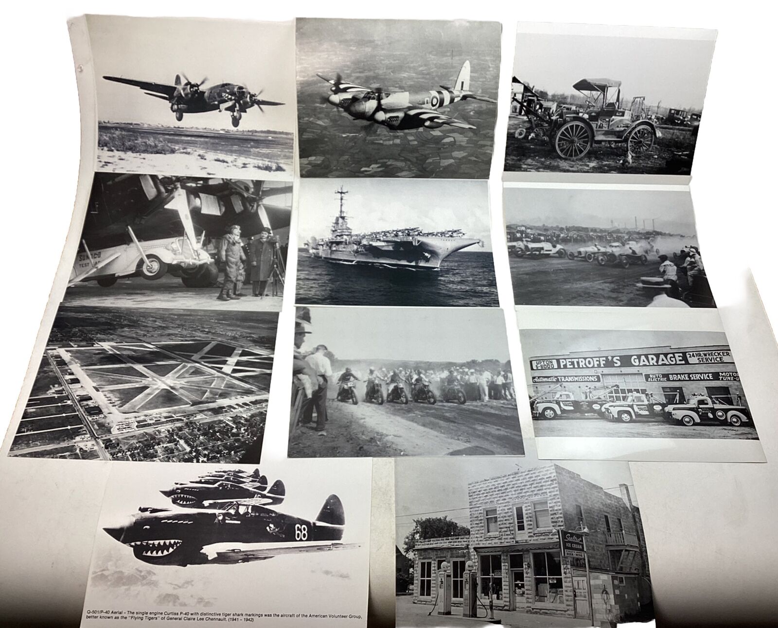Vintage Early To Mid-1900s Reprint Photographs - Lot Of 11