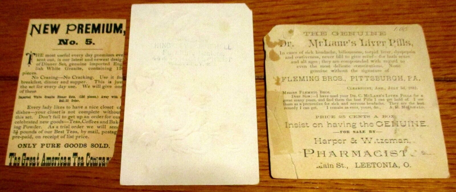 Vintage Advertising Trading Card Lot (28 diff.)  Circa 1800's & Early 1900's  #8