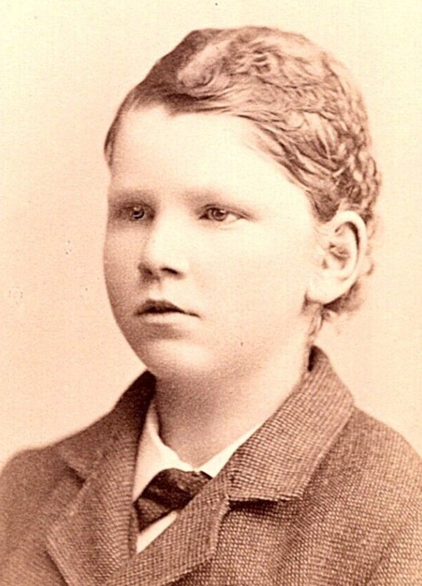 1800's CDV Photo South Bend, In. Handsome Young Man Victorian Studio Portrait