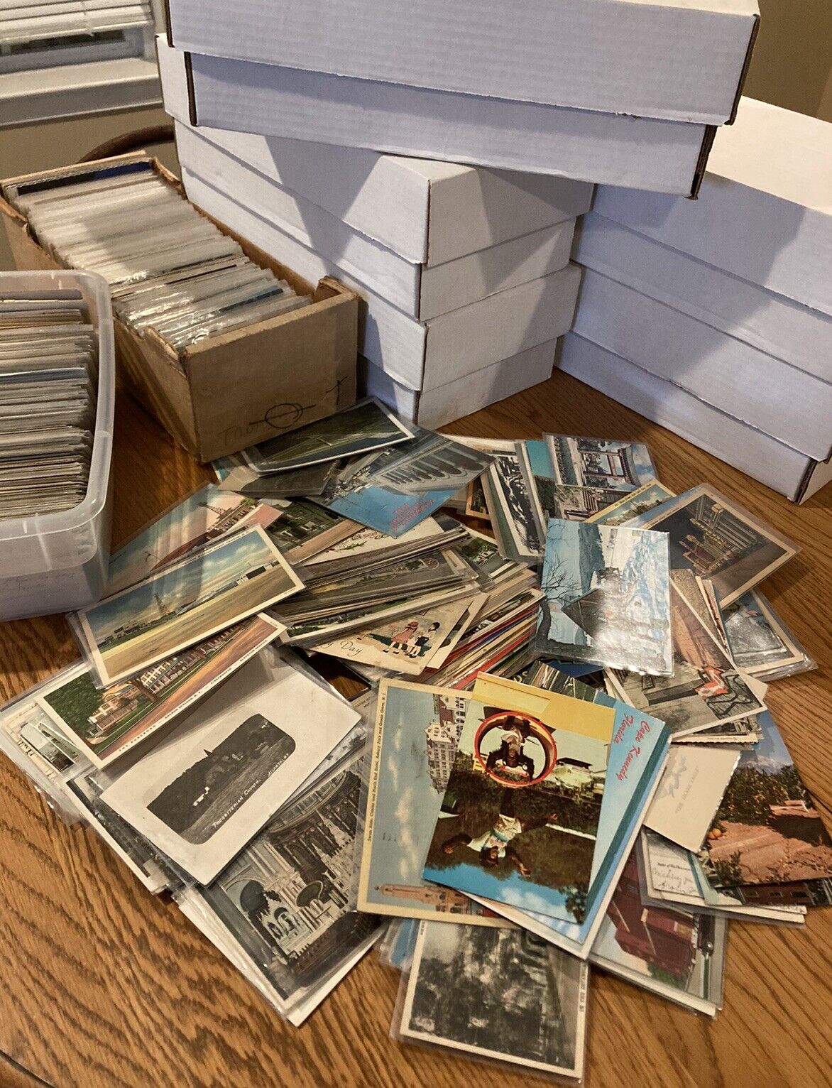 Random 125+ Vintage Postcard Lot - Early c1900's to 1970's Mixed Variety