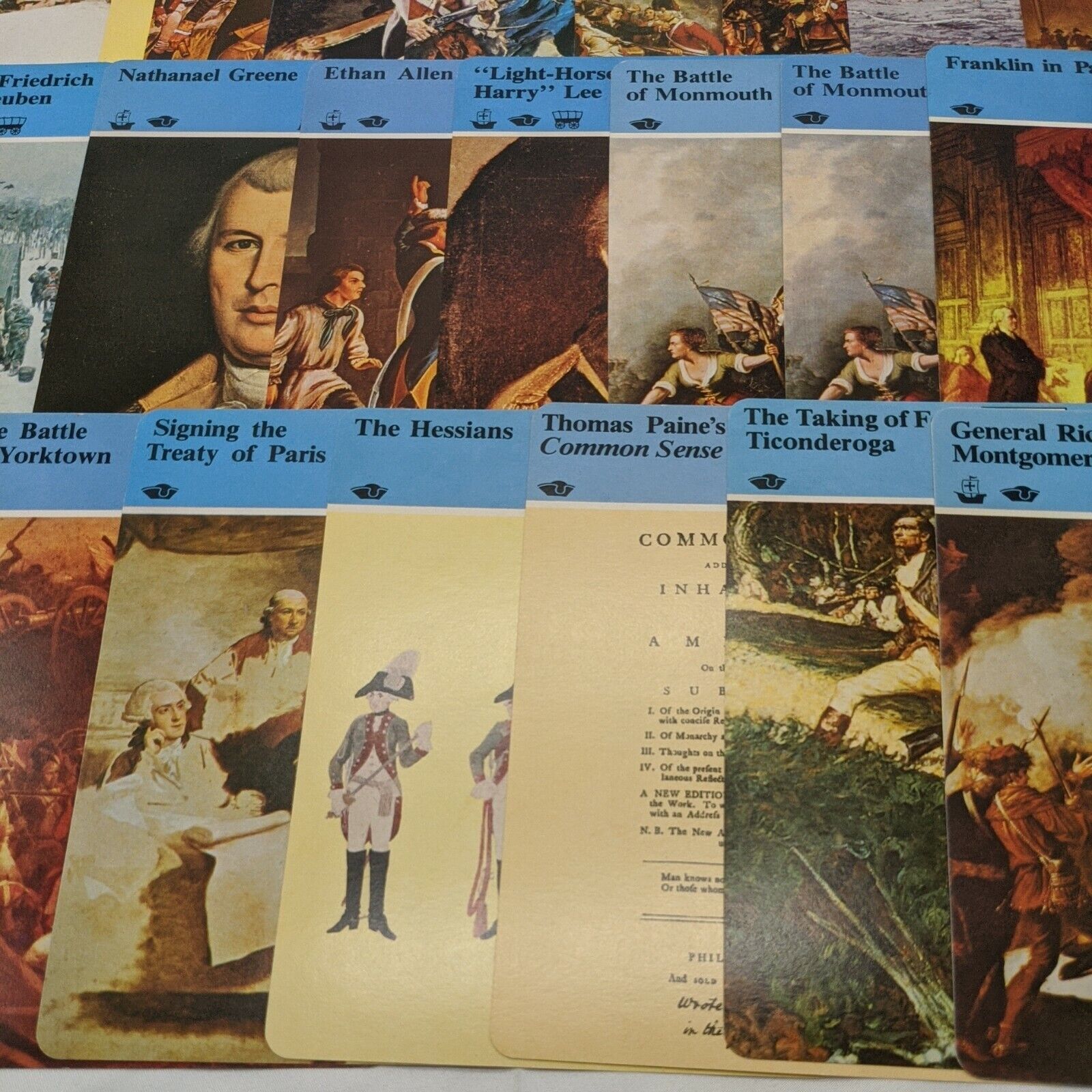 Lot Of (40) The Revolution Panarizon Cards War History Travel 1700s