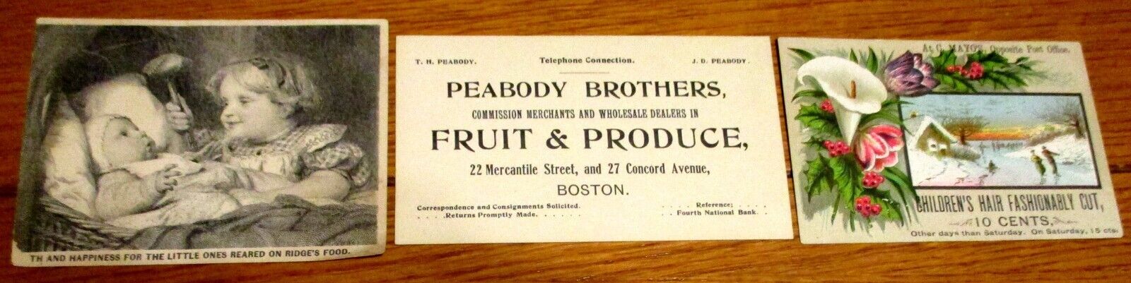 Vintage Advertising Trading Card Lot (28 dif.)  Circa 1800's & Early 1900's  #12