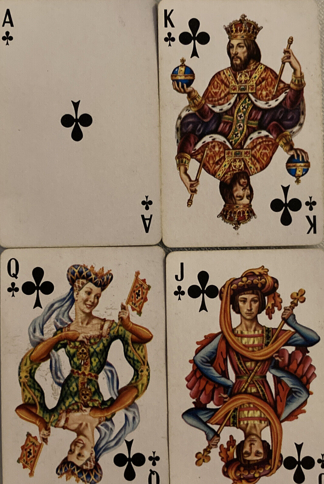 Fournier Europe Bridge Playing Cards~ Double Deck Vintage made in spain 1962