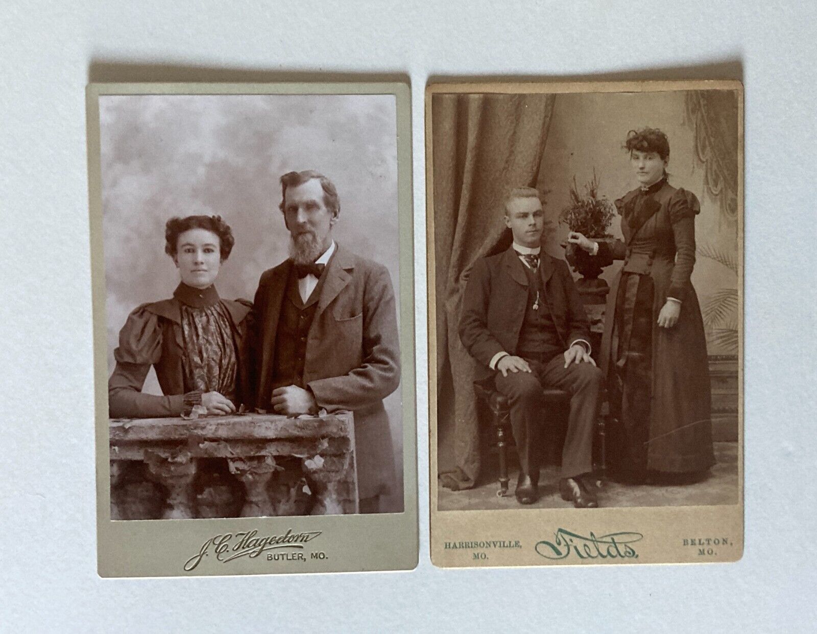 1800’s Cabinet Photos - Couples of the times