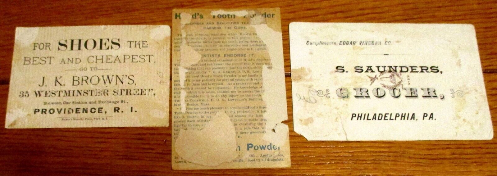 Vintage Advertising Trading Card Lot (28 diff.)  Circa 1800's & Early 1900's  #8