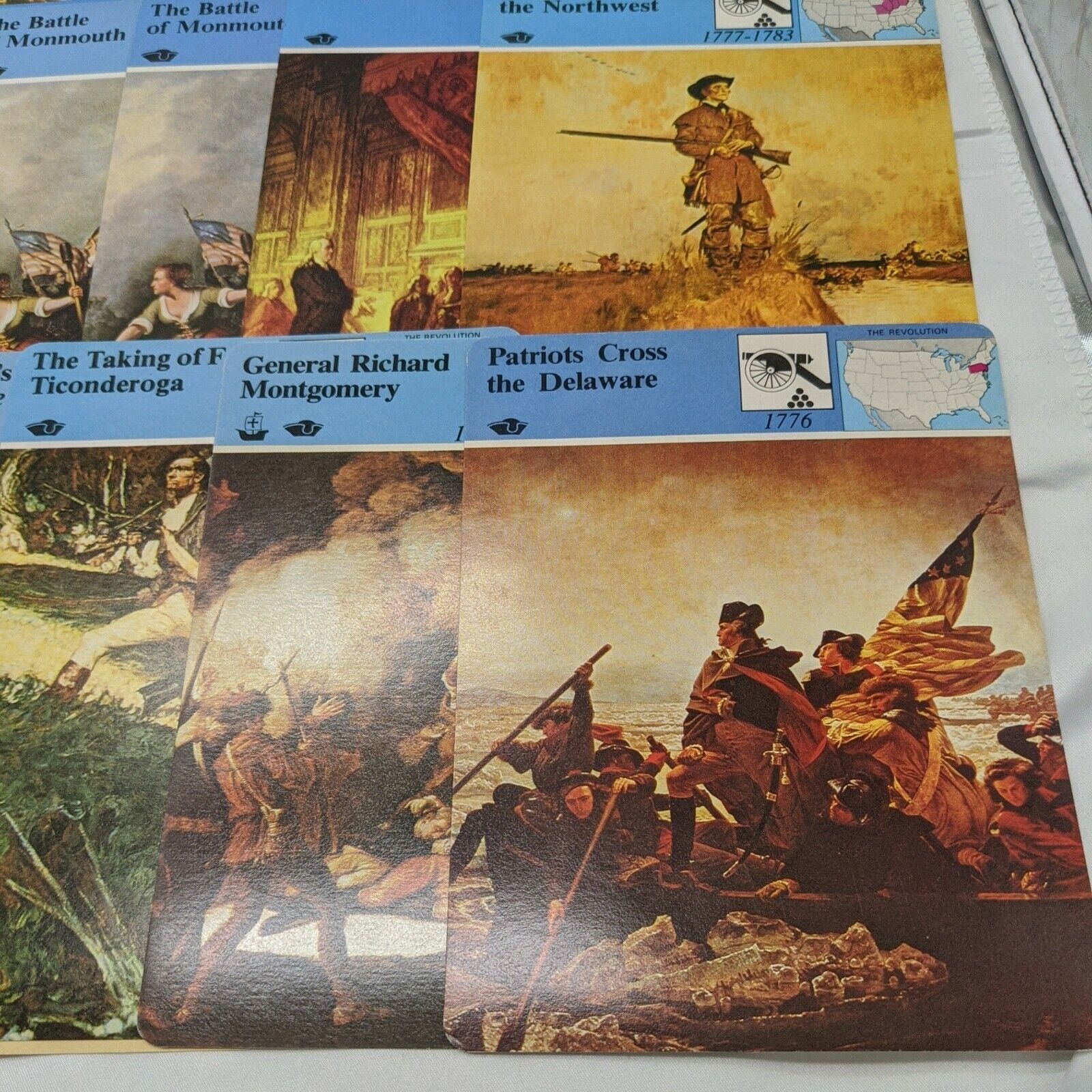 Lot Of (40) The Revolution Panarizon Cards War History Travel 1700s