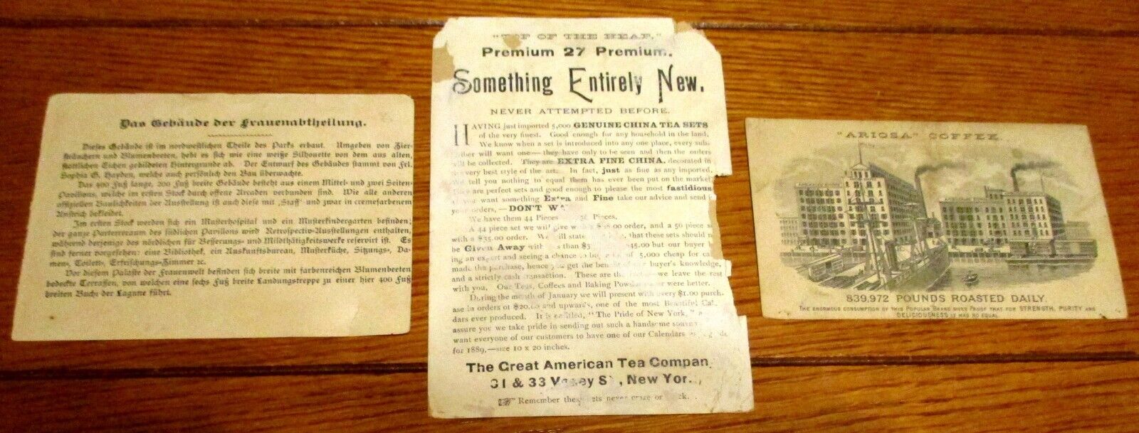Vintage Advertising Trading Card Lot (26 diff.)  Circa 1800's and early 1900's