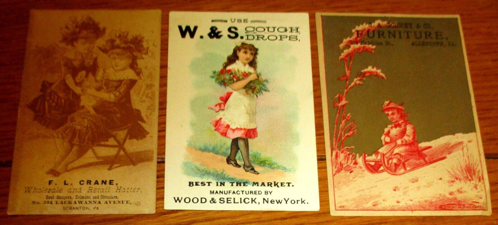 Vintage Advertising Trading Card Lot (26 dif.)  Circa 1800's & Early 1900's  #10
